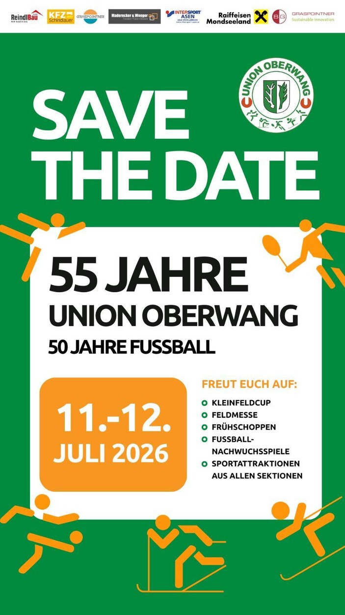 SAVE THE DATE - 55 Jahre Union Oberwang